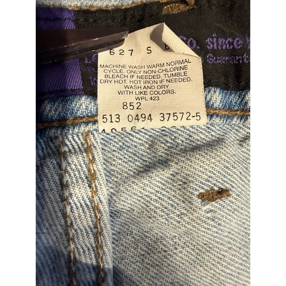 Vintage 1994 Levis SilverTab Baggy Fit Jeans USA Made Light Wash W28 L30